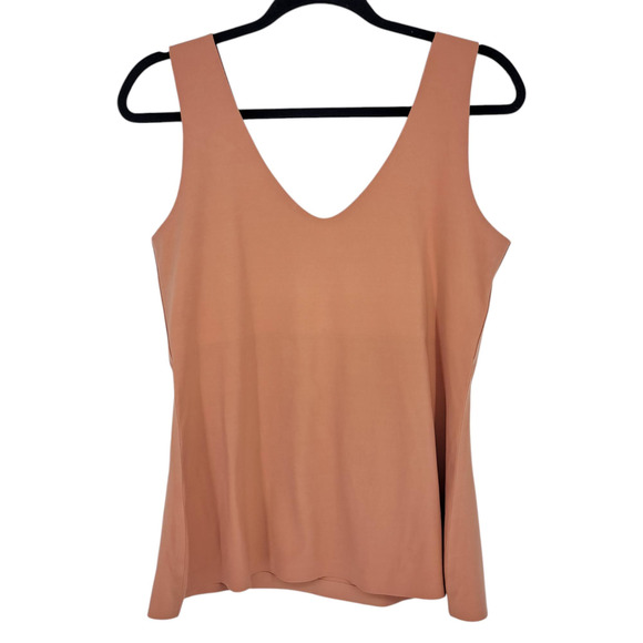 Knix Luxe Lift Evolution Tank Top V Neck Wireless Peach Beige Women's Size XL - Picture 2 of 3